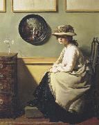 Sir William Orpen The Mirror Sweden oil painting artist